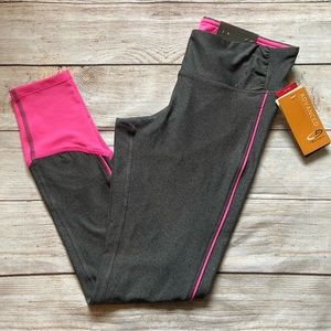 c9 Champion Duo Dry Max Workout Leggings NWT Women’s Medium Gray Pink